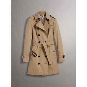 Honey burberry trench coat